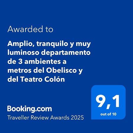 Апартаменти Amplio, Tranquilo Y Muy Luminoso Departamento De 3 Ambientes A Metros Del Obelisco Y Del Teatro Colon Буенос-Айрес Екстер'єр фото